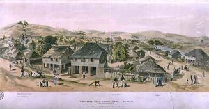 Free Town, Sierra Leone, south west view, pub. by Ackermann and Company by M. Terry