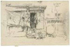 Rag-shop by James Abbott McNeill Whistler