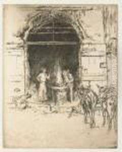 The Sleeping Child, Ajaccio (not In K.; Lochnan 448) by James Abbott McNeill Whistler