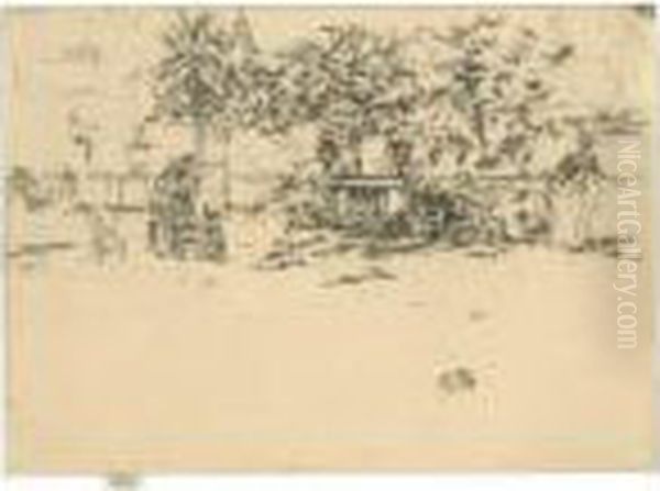 Terrace, Luxembourg Gardens, No. 1 (k. 425) - view 1