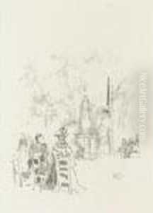 The Clock-makers, Paimpol (s./s./t. 65) by James Abbott McNeill Whistler