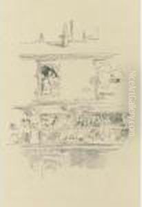 The Long Balcony (s./s./t. 82) by James Abbott McNeill Whistler