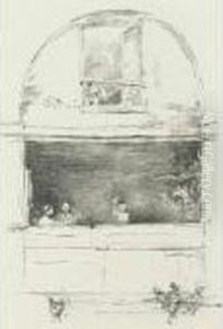 The Forge, Passage Du Dragon (s./s./t. 102) by James Abbott McNeill Whistler