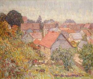View from the Studio Window, Willingshausen by Wilhelm Thielmann