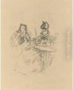 Afternoon Tea (s./s./t. 173) by James Abbott McNeill Whistler