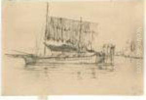 Fishing-boat (k. 208) by James Abbott McNeill Whistler