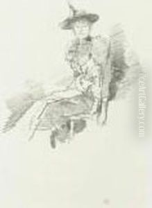 The Winged Hat (s./s./t. 34) by James Abbott McNeill Whistler