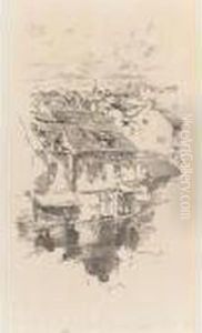 Vitre: The Canal (w. 39; S./s./t. 63) by James Abbott McNeill Whistler