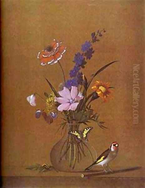 Flowers Butterfly And Bird 1820 - view 1
