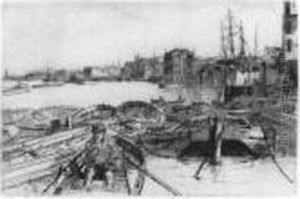 The Pool (k. 43; M. 42) by James Abbott McNeill Whistler