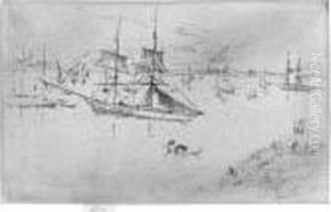 Lagoon: Noon (k. 216; M. 213) by James Abbott McNeill Whistler