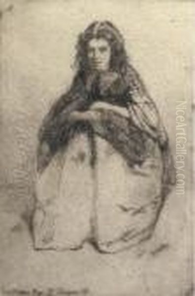 Fumette, From Twelve Etchings From Nature - view 1
