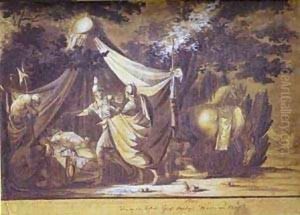 David Refuses To Kill Sleeping Saul 1806 David Refuses To Kill Sleeping Saul 1806