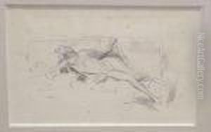 Nude Model, Reclining (w. 47; L. 75; S. 73) by James Abbott McNeill Whistler