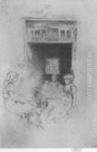 Bead-stringers by James Abbott McNeill Whistler