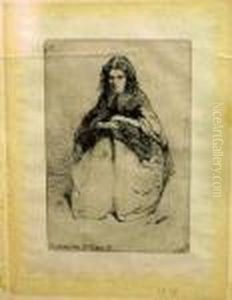 Fumette; Florence Leyland by James Abbott McNeill Whistler