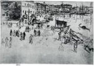 The Riva by James Abbott McNeill Whistler