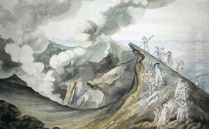 The Ascent of Vesuvius, 1785-91 by Henry Tresham