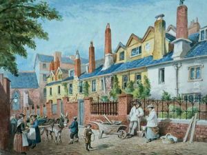 Remains of the Vicars College, Exeter by George Townsend