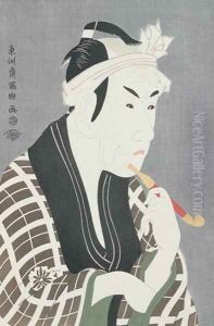 Matsumo Koshiro IV in the Role of Gorebei, the Fish Merchant of Sanya