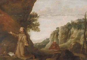 Saint Francis of Assisi receiving the Stigmata by David The Younger Teniers