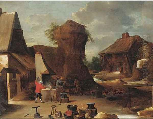 A village blacksmith - view 1