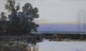 Moorland Scene by Frederick John Widgery