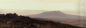 The Taw From Belstone Tor, Dartmoor by Frederick John Widgery