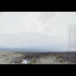 Two Moorland Landscapes by Frederick John Widgery