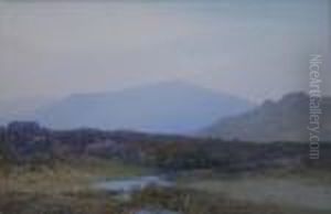 A Pool In The Hills Signed by Frederick John Widgery