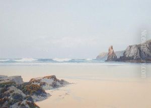 Breakers Off A Deserted Beach Breakers Off A Deserted Beach