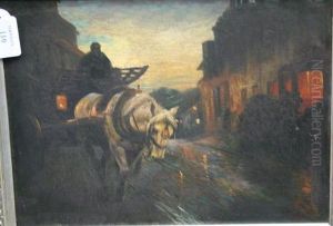 The Doone Valley, Exmoor by Frederick John Widgery