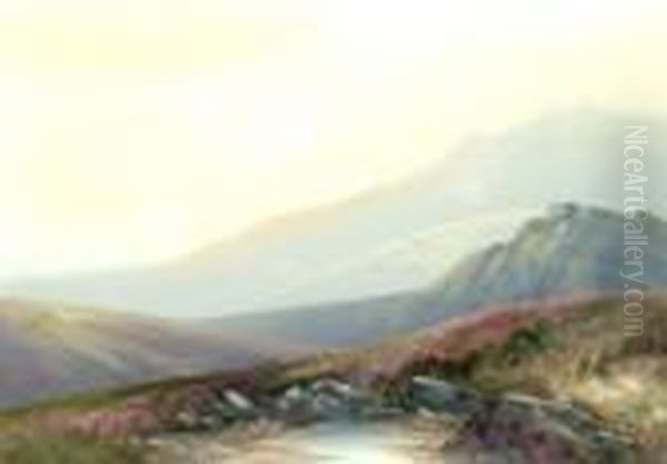 "hayter, Dartmoor"; Gouache, Signed, 35x48cm - view 1
