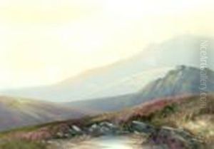 "hayter, Dartmoor"; Gouache, Signed, 35x48cm