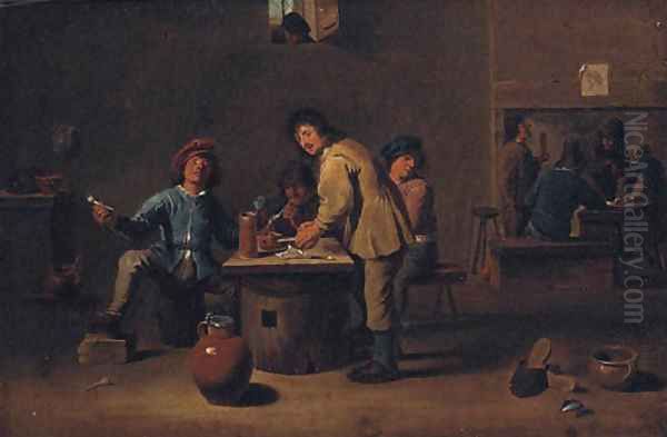 Boors in an Inn - view 1