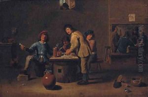 Boors in an Inn by David The Younger Teniers