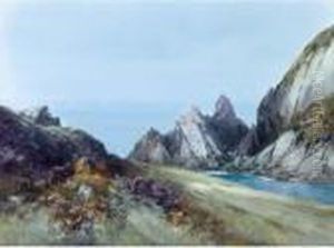 Near Morthoe, North Devon; And Rackham Bay by Frederick John Widgery