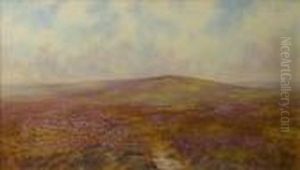 Moorlandlandscape by Frederick John Widgery