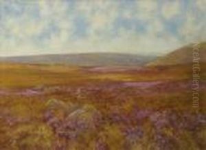 Moorlandlandscape by Frederick John Widgery