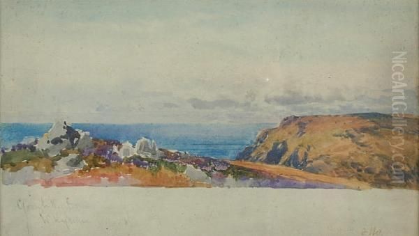 "goonhilly ..., W. Kynance Cove", A Sketch - view 1