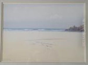 Low Tide,bude Beach by Frederick John Widgery