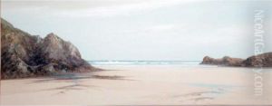 Near Newquay, Cornwall by Frederick John Widgery