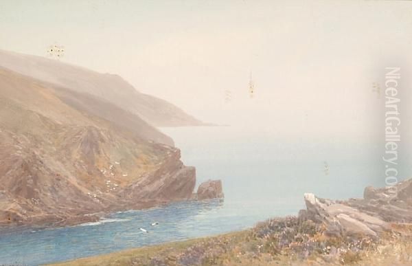 A Coastal Scene, Thought To Be In Devon - view 1