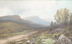 Near Loch Achray, Scotland by Frederick John Widgery