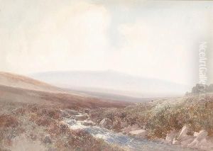 Moorland Landscape by Frederick John Widgery