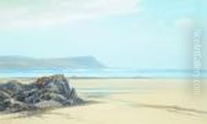 Cornish Coastal Scene by Frederick John Widgery