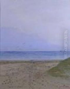Southdevon Coastal Scene by Frederick John Widgery