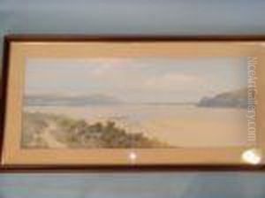 Estuary Of Thegannell, Newquay by Frederick John Widgery