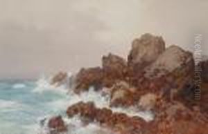 Newquay, Cornwall by Frederick John Widgery
