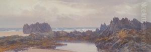 The Coast At Bude by Frederick John Widgery